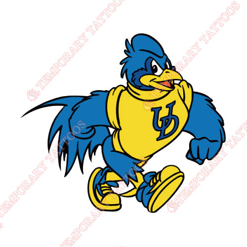 Delaware Blue Hens Customize Temporary Tattoos Stickers NO.4237